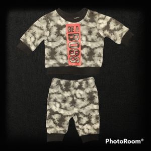 Be a boss tie dyed set